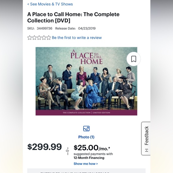 A PLACE TO CALL HOME 1-6 season collection - Picture 1 of 13